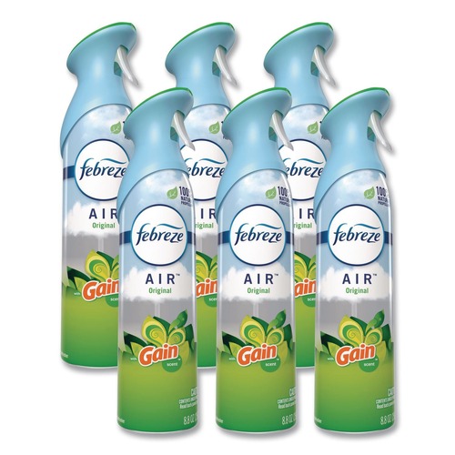 Air Fresheners & Odor Eliminators | Febreze 96252 8.8 oz. Aerosol Spray AIR Gain Original (6/Carton) image number 0