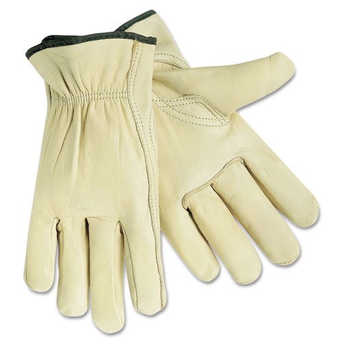 Work & Welding Gloves | MCR Safety 3211XL Top Grain Cowhide Leather Drivers Gloves - X-Large/Beige (1-Pair) image number 0