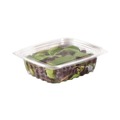 Perforated Roll & Hand Towels | Dart C32DLR ClearPac 6.5 in. x 7.5 in. Flat Plastic Container Lids - Clear (504/Carton) image number 3