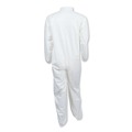 Cleaning Cloths & Wipes | Ansell KCC 44313 A40 Elastic-Cuff and Ankles Coveralls - Large, White (25/Carton) image number 2