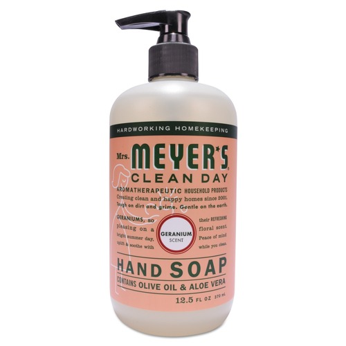 Hand Soaps | SC Johnson 651332 12.5 oz. Geranium Clean Day Liquid Hand Soap (6/Carton) image number 0