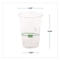 Cups | Eco-Products EP-CC16-GSPK 16 oz. GreenStripe Renewable and Compostable Cold Cups - Clear (50/Pack) image number 7