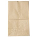 Grocery Bags | Ross & Wallace Paper Products 100321500PK/BL 8.13 in. x 5.88 in. x 12.5 in. #20 Squat Size Grocery Paper Bags - Kraft (500/Bundle) image number 1