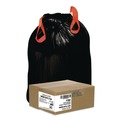 Drawstring & Kitchen Bags | Draw 'n Tie 1518607 Drawstring 33 Gallon 1.2 mil 33.5 in. x 38 in. Heavy-Duty Trash Bags - Black (150/Box) image number 0