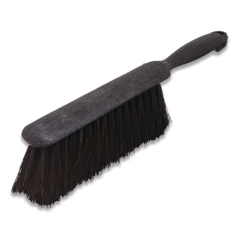 BRUSHES | Carlisle 3622503 8 in. Horsehair Blend Bristles Counter/Radiator Brush - Black