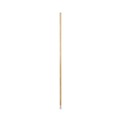 Handles & Braces | Boardwalk BWK833 1.13 in. Diameter x 54 in. Lacquered Wood Lie-Flat Screw-In Mop Handle - Natural image number 0