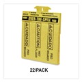 Sorbents | Rubbermaid Commercial FG425400YEL 16.5 in. x 14 in. 12 oz. Over-The-Spill Pad Tablet (22/Pack) image number 2