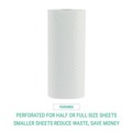 Perforated Roll & Hand Towels | Windsoft SOD418231 11 in. x 6 in. 2-Ply Premium Kitchen Roll Towels - White (110/Roll, 12 Rolls/Carton) image number 7