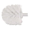 Toilet Brushes | Boardwalk 96301-BWK Spiral Bowl Brush, 13-in Handle, White image number 1