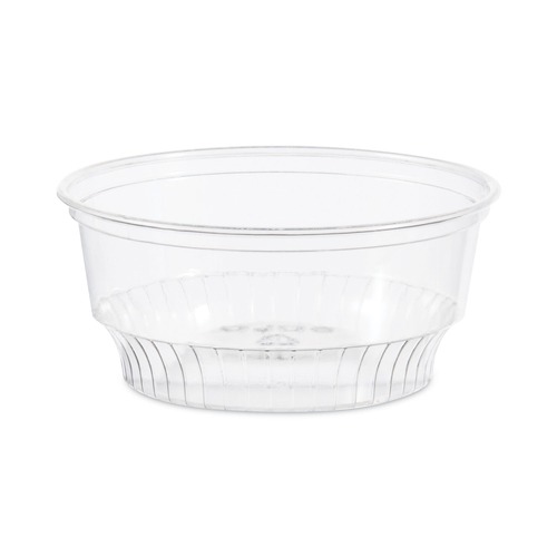 Cup Lids | SOLO SDL58-0090 5 oz-8 oz SoloServe Dome Cup Plastic Lids - Clear (1000/Carton) image number 0