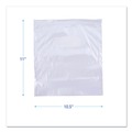 Resealable Bags | Boardwalk BWK1GALFZRBAG 1 Gallon 10.5 in. x 11 in. Reclosable Freezer Storage Bags - Clear (250/Box) image number 3