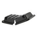 Waste Receptacle Lids | Rubbermaid Commercial FG461300BLA Hinged Dome Lid for Cube Truck - Black image number 0