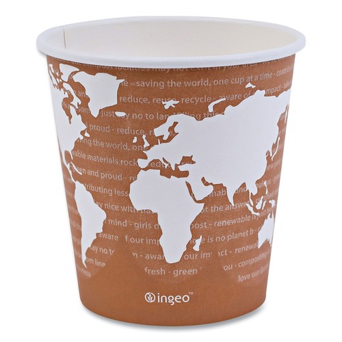Cups | Eco-Products EP-BHC10-WA 10 oz. World Art Renewable Compostable Hot Cups (1000/Carton) image number 0