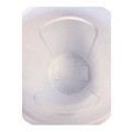 Indoor Waste Receptacles | Rubbermaid Commercial FG262000WHT 20 gal. Plastic Vented Round Brute Container - White image number 4