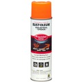 Paint & Paint Supplies | Rust-Oleum RST203036CT 17 oz. Aerosol Can Industrial Choice Precision Line Marking Paint - Flat Fluorescent Orange (12/Carton) image number 0