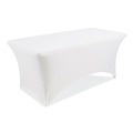 Table Covers & Skirts | Iceberg 16523 iGear 30 in. x 72 in. Polyester Fabric Table Cover - White image number 6