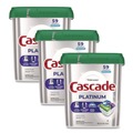 Dishwashing Detergents | Cascade 80797181 31.8 oz ActionPacs - Fresh Scent (3/Carton) image number 0
