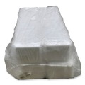 Food Containers & Lids | GEN 3PWH 8.7 in. x 6.6 in. x 1.1 in. #3P Meat Trays - White (400/Carton) image number 1
