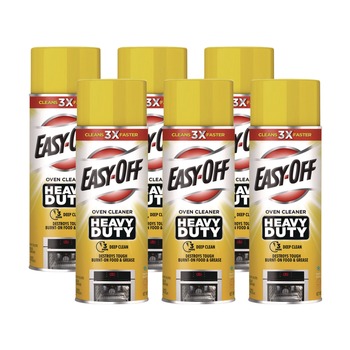 EASY-OFF 62338-87980 14.5 oz. Aerosol Spray Heavy Duty Foam Oven Cleaner - Fresh Scent (6/Carton)