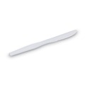 Disposable Knives | Dixie KH217 Heavyweight Plastic Knives - White (1000/Carton) image number 2