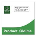 Perforated Roll & Hand Towels | Cascades PRO H115 9 in. x 9.45 in. Single-Fold 1-Ply Select Folded Paper Towels - Natural (16 Packs/Carton) image number 4