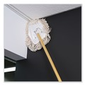 Handles & Braces | Boardwalk BWK1492 0.94 in. Diameter x 48 in. Length Wedge Dust Mop Head Frame/Lacquered Wood Handle - Natural image number 3