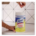 Cleaning Cloths & Wipes | LYSOL Brand 19200-84251 7 in. x 7.25 in. 1-Ply Disinfecting Wipes - Lemon and Lime Blossom/White (3/Pack) image number 3