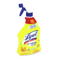Disinfecting & Cleaning Solutions | LYSOL Brand 19200-75352 32 oz. Spray Bottle Ready-to-Use All-Purpose Cleaner - Lemon Scent (12/Carton) image number 1