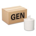 Perforated Roll & Hand Towels | GEN 8276 7.3 in. x 500 ft. 2-Ply Centerpull Towels - White (6 Rolls/Carton) image number 2
