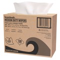 Cleaning Cloths & Wipes | Boardwalk 3284 1-Ply 9.75 in. x 16.25 in. DRC Wipers - White (100/Box, 8 Boxes/Carton) image number 2