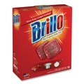 Scouring Pads & Sticks | Brillo 23318 2.5 in. x 3 in. Steel Wool Soap Pads - Gray/Pink (12/Carton) image number 2