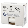 Low-Density Trash Bags | Inteplast Group WSL4046XHW-2 0.7 mil 45 Gallon 40 in. x 46 in. Low-Density Commercial Can Liners - White (100/Carton) image number 0