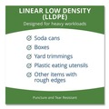 Repro Trash Bags | Stout by Envision G3036B80 30 in. x 36 in. 30-Gallon 0.8 mil. Controlled Life-Cycle Plastic Trash Bags - Brown (60/Box) image number 4
