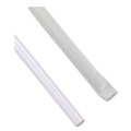 Straws/Stems/Sticks | Boardwalk BWKJSTW775CLR 7.75 in. Polypropylene Wrapped Jumbo Straws - Clear (12500/Carton) image number 7