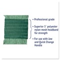 Mop Heads | Boardwalk BWK502GNEA 5 in. Super Loop Cotton/Synthetic Fiber Wet Mop Head - Medium, Green image number 7