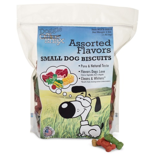 Pet Foods | Office Snax 00612 4 lbs. Bag Doggie Biscuits - Assorted image number 0