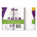 Perforated Roll & Hand Towels | Viva 56530 5.1 in. x 11 in. 1-Ply Signature Cloth Choose-A-Sheet Kitchen Roll Paper Towels - White (8/Carton) image number 3