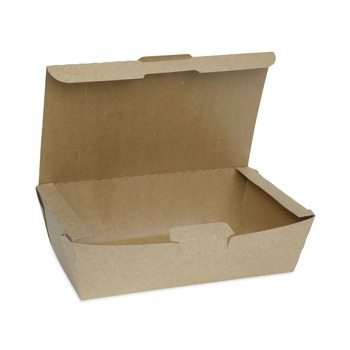 Pactiv Corp. NOB04SKECTE EarthChoice Tamper Evident 9.04 in. x 4.85 in. x 2.75 in. Kraft Onebox Paper Box