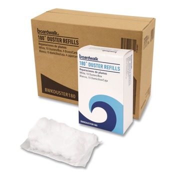 Boardwalk 96493-BWK 180 Duster Refills with Soft Fluffy Fibers - White (40/Carton)