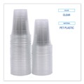 Cups | Boardwalk BWKPET16 16 oz. PET Plastic Cold Cups - Clear (50/Sleeve, 20 Sleeves/Carton) image number 5