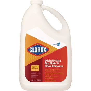 Clorox 31910 128 oz Refill Bottle Disinfecting Bio Stain and Odor Remover - Fragranced
