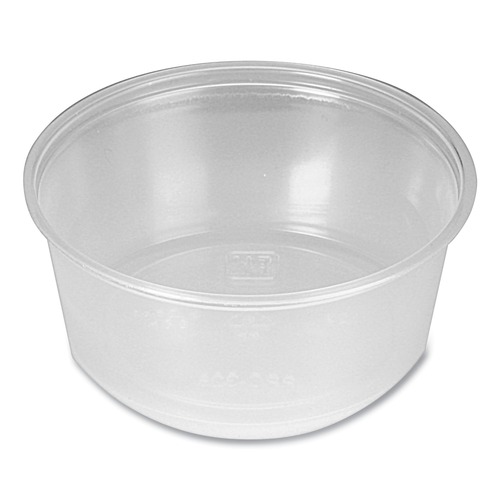 Cups | Fabri-Kal PPC325 3.25 oz Plastic Portion Cups - Clear (2500/Carton) image number 0