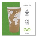 Cups | Eco-Products EP-BHC20-WA 20 oz. World Art Renewable Compostable Hot Cups (1000/Carton) image number 4