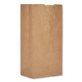 Grocery Bags | Ross & Wallace Paper Products 100304500PK/BL 5 in. x 3.13 in. x 9.88 in. #4 Size Grocery Paper Bags - Kraft (500/Bundle) image number 0