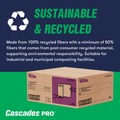 Perforated Roll & Hand Towels | Cascades PRO K250 8 in. x 11 in. 2-Ply Select Kitchen Roll Towels (12/Carton) image number 3