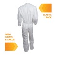 Cleaning Cloths & Wipes | Ansell KCC 46006 A30 Breathable Splash and Particle Protection Coveralls - Triple Extra Large, White (21/Carton) image number 2