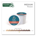 Coffee - Caffeinated | Caribou Coffee 5000330787 Mild Roast K-Cups - Caramel Hideaway (24/Box) image number 3
