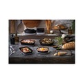 Food Storage Containers & Lids | Pactiv Corp. NV2GRN307B EarthChoice Versa2Go 6.8 in. x 6.8 in. x 2.2 in. 30 oz. Plastic Microwaveable Container - Black/Clear (150/Carton) image number 4