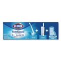 Toilet Brushes | Clorox 03191 ToiletWand Disposable Toilet Cleaning System with Caddy and Refills - White (1-Kit) image number 2