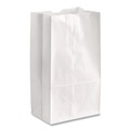 Grocery Bags | Ross & Wallace Paper Products 120312500PK/BL 7 in. x 4.38 in. x 13.75 in. #12 Size Grocery Paper Bags - White (500/Bundle) image number 1